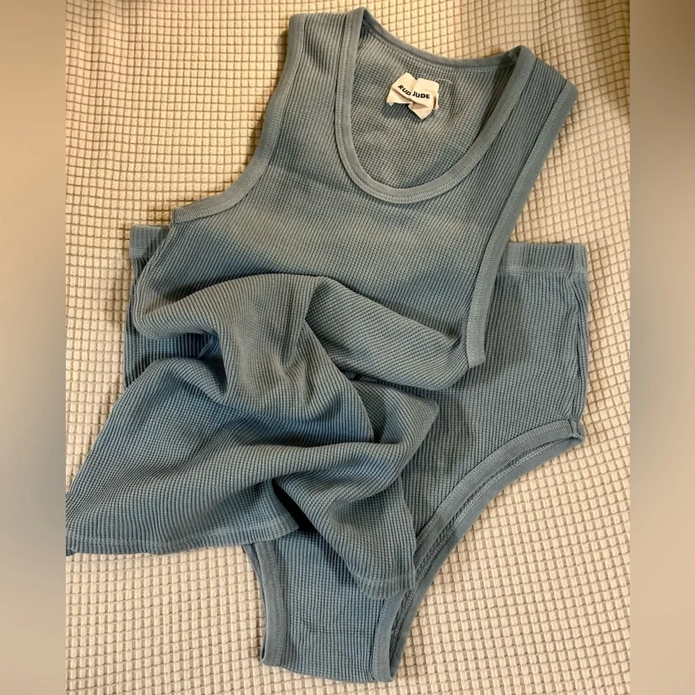 BRIEFS ONLY Rudy Jude Briefs M Dusty Blue (Top Has Sold) - Picture 2 of 4